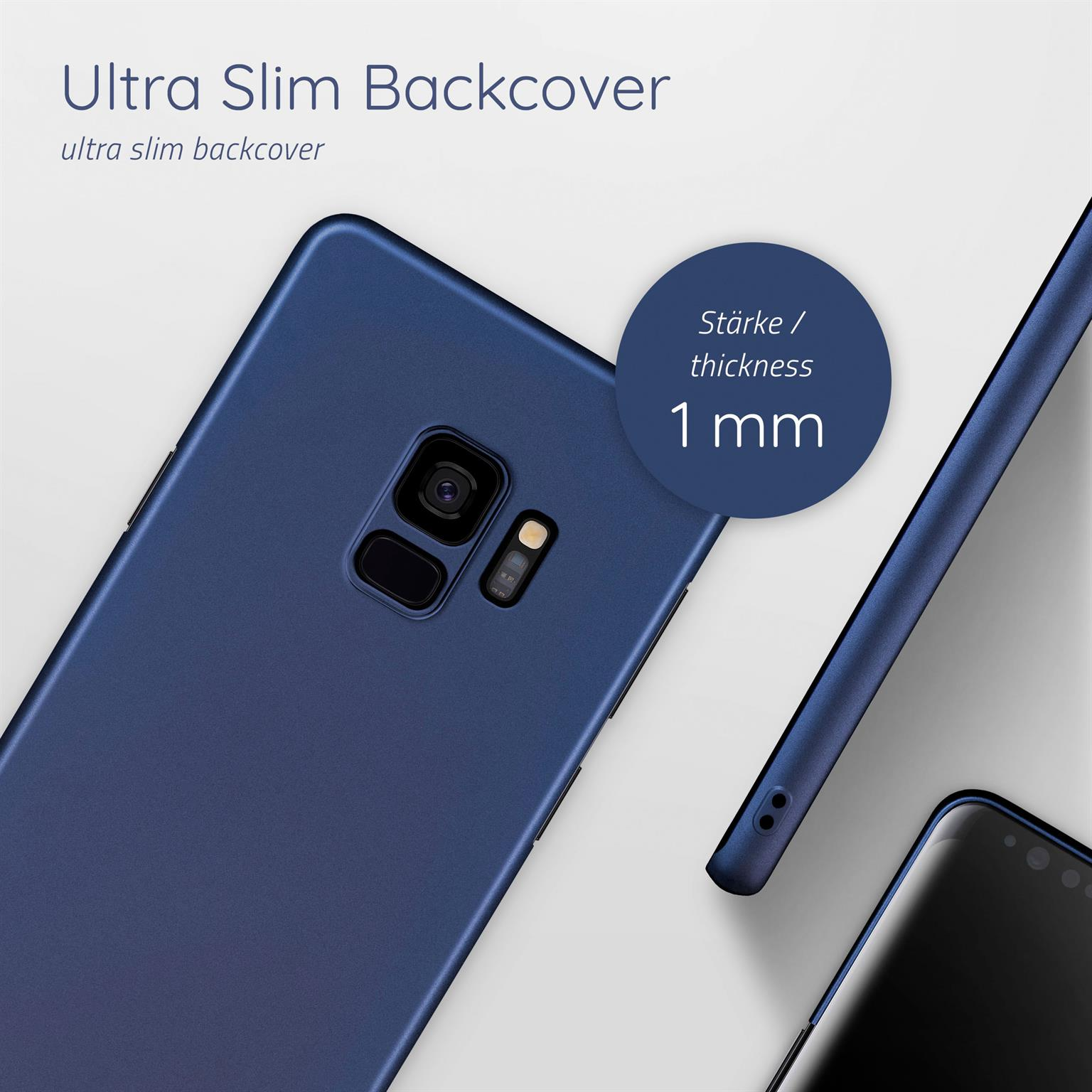 Backcover, Alpha S9, Case, MOEX Samsung, Blau Galaxy