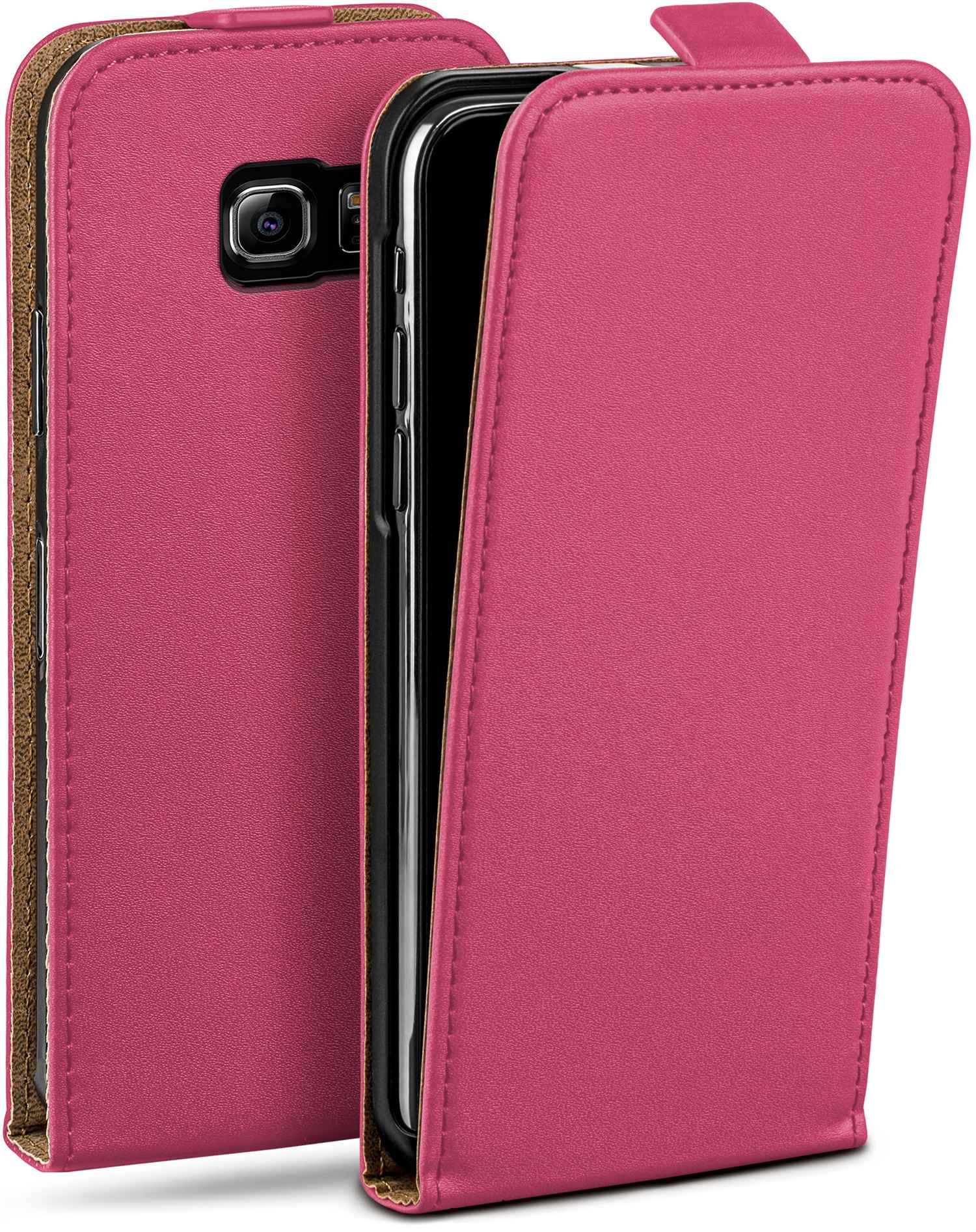 Berry-Fuchsia Case, Flip Flip MOEX Samsung, Galaxy S6 Cover, Edge,