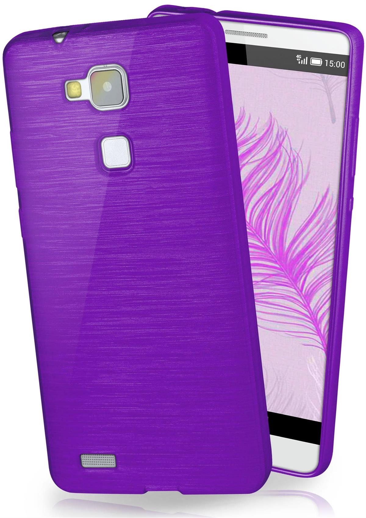 MOEX Backcover, Huawei, 7, Brushed Case, Mate Purpure-Purple Ascend