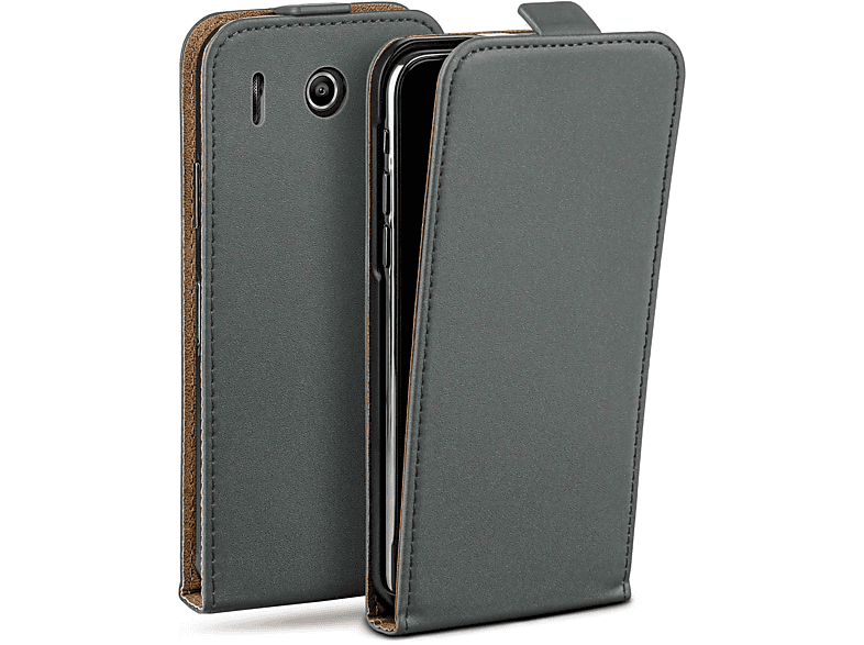 Huawei, Flip Cover, Ascend MOEX G510, Anthracite-Gray Flip Case,