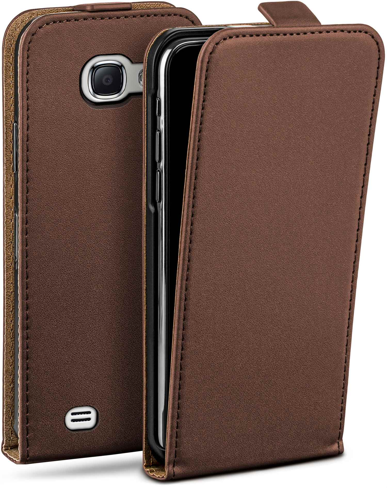 Galaxy MOEX Note 2, Flip Cover, Samsung, Flip Case, Oxide-Brown