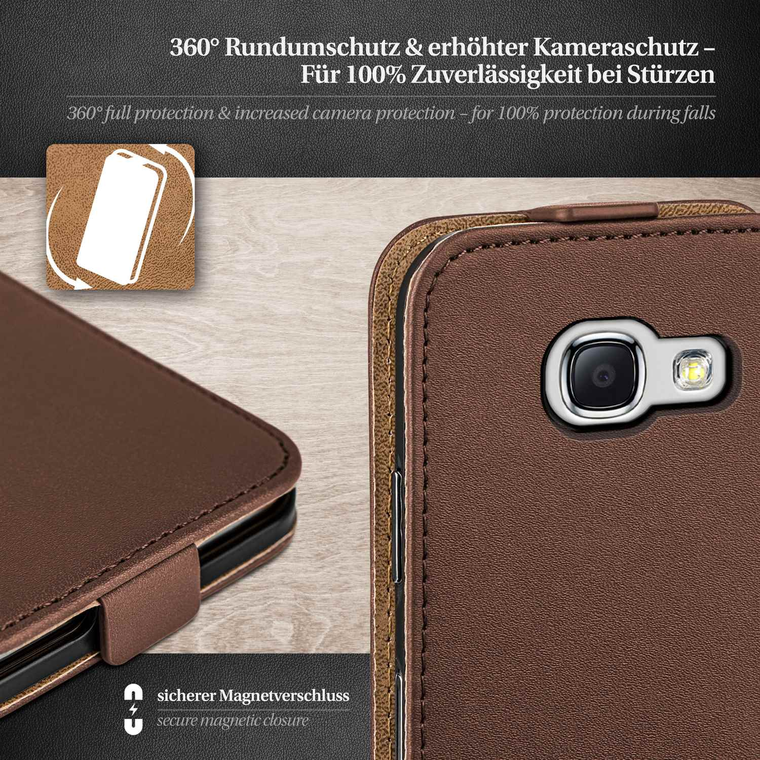 Galaxy MOEX Note 2, Flip Cover, Samsung, Flip Case, Oxide-Brown