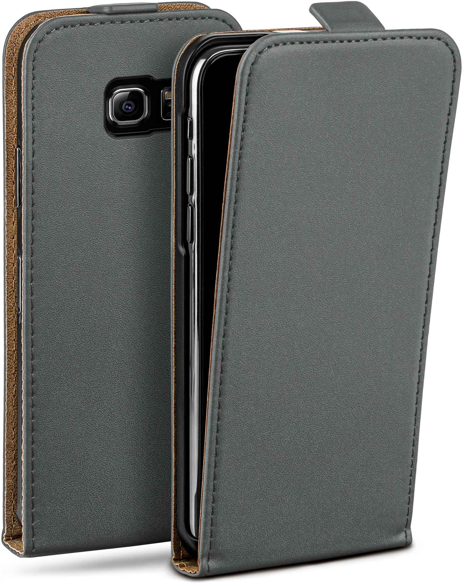 Samsung, Galaxy MOEX Flip S6 Flip Cover, Edge, Anthracite-Gray Case,