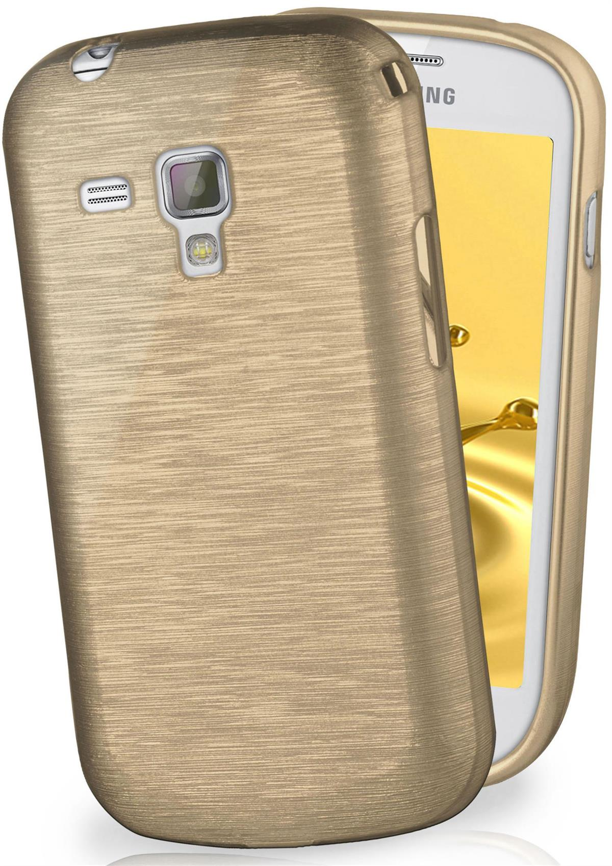 Ivory-Gold Duos MOEX Samsung, Backcover, S Galaxy Brushed Case, 2,