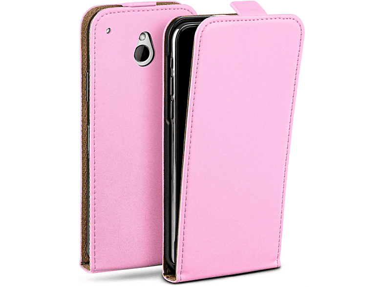 MOEX Flip Case, Flip Cover, HTC, One Mini, Icy-Pink