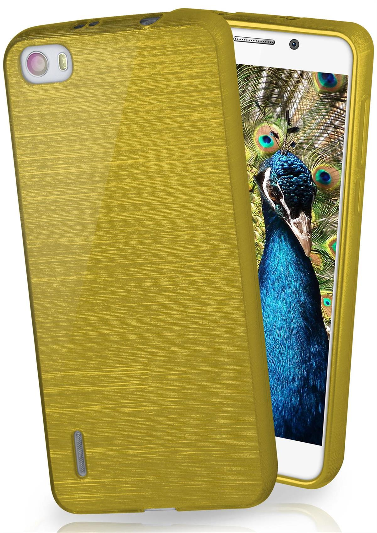 Lime-Green Huawei, 6, MOEX Case, Honor Brushed Backcover,