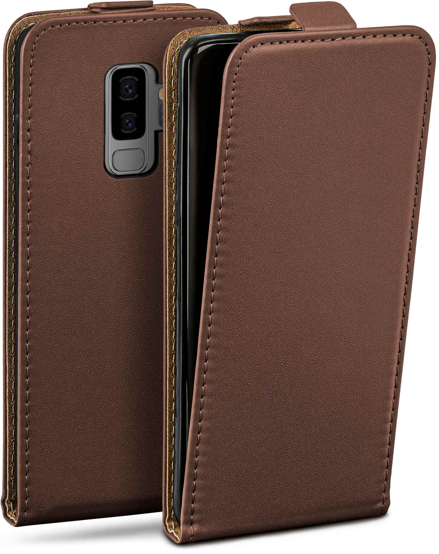 MOEX Flip Cover, S9 Samsung, Galaxy Case, Flip Oxide-Brown Plus