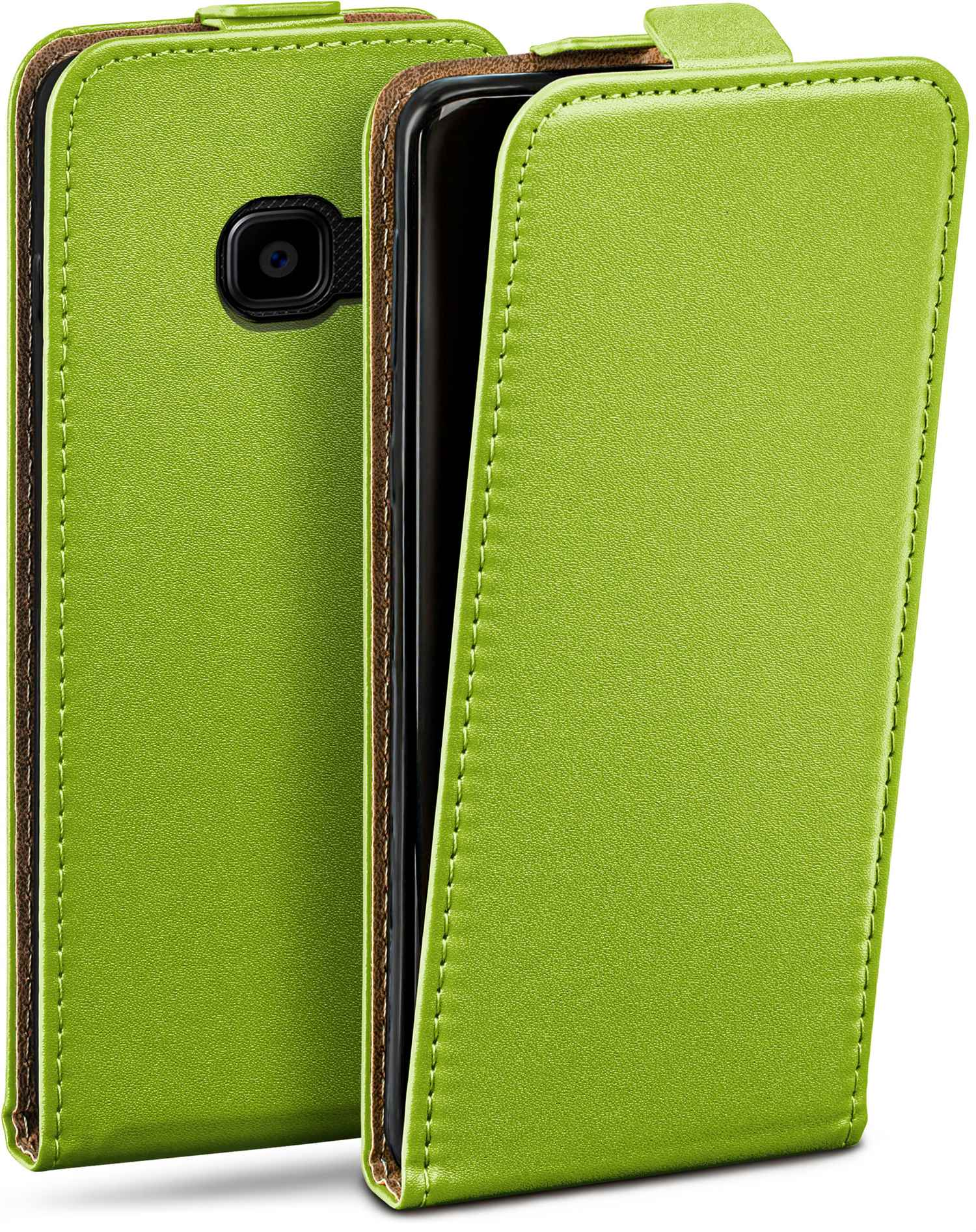 Case, 4, MOEX Samsung, Cover, Galaxy Lime-Green Flip Flip Xcover
