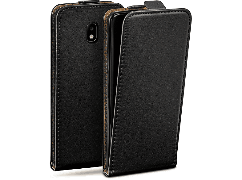 Case, Cover, Deep-Black (2017), Samsung, MOEX Galaxy Flip J3 Flip