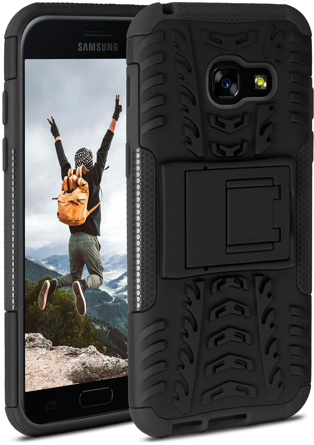 ONEFLOW Tank Obsidian Samsung, A3 Galaxy Backcover, (2017), Case