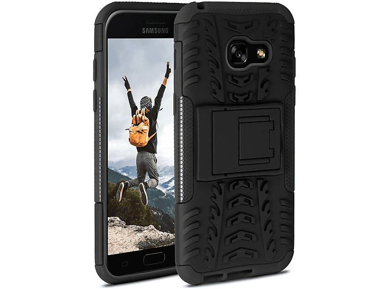 ONEFLOW Tank Case, Backcover, Samsung, Galaxy A3 (2017), Obsidian