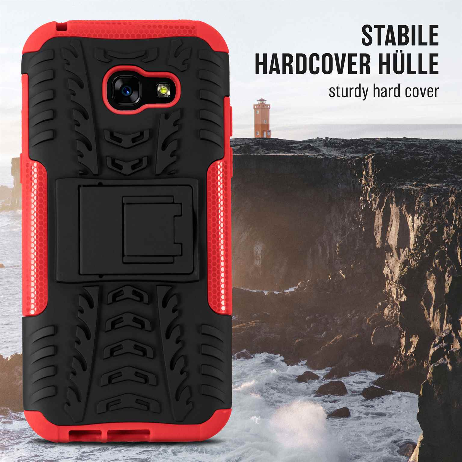 Case, (2017), Backcover, Samsung, Galaxy A5 Tank ONEFLOW Vulcano