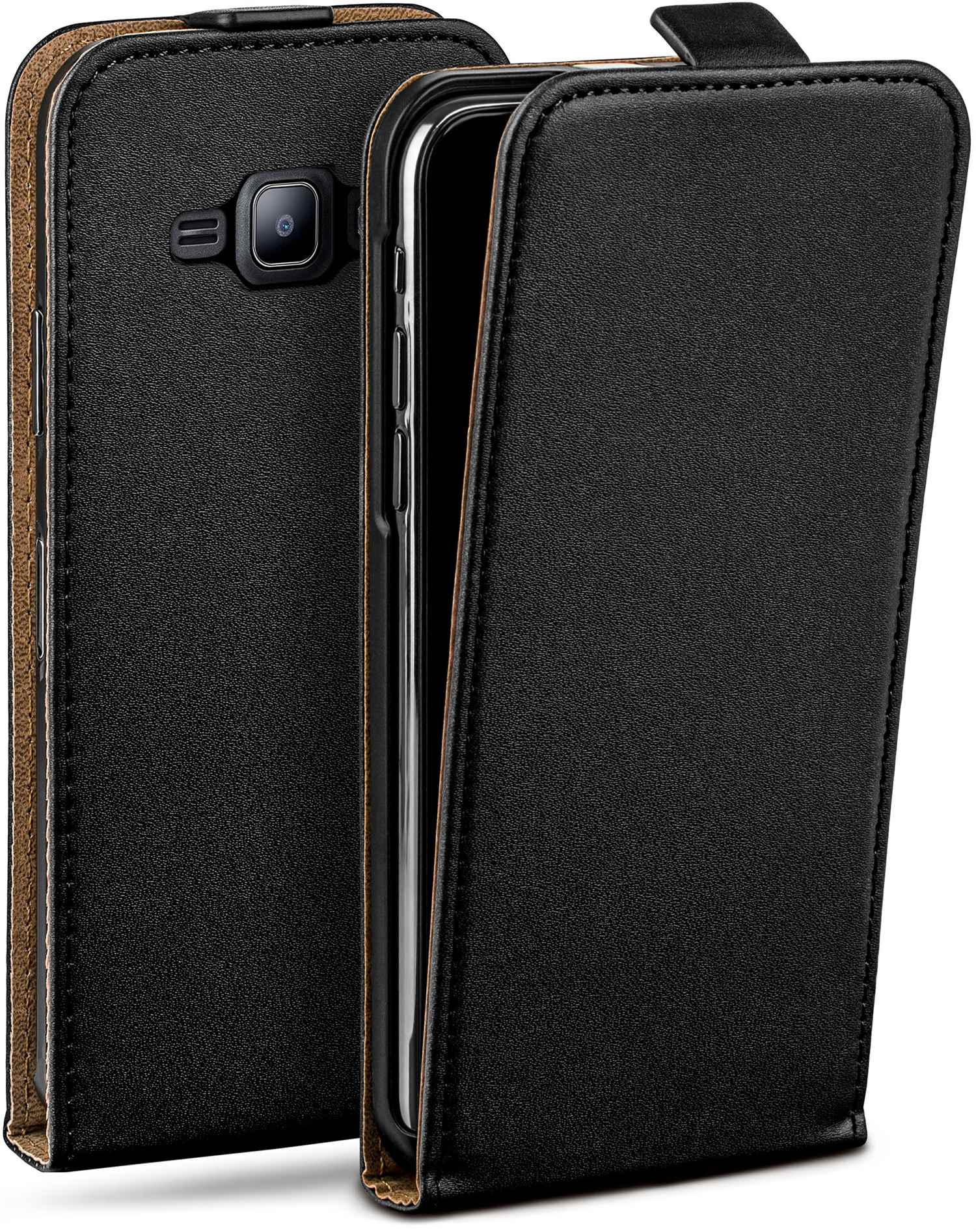 MOEX Flip Case, Flip J1 (2015), Deep-Black Samsung, Galaxy Cover