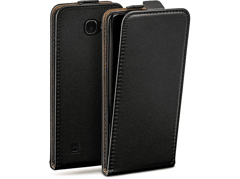 MOEX Flip Case, Flip Cover, LG, K4 (2016), Deep-Black