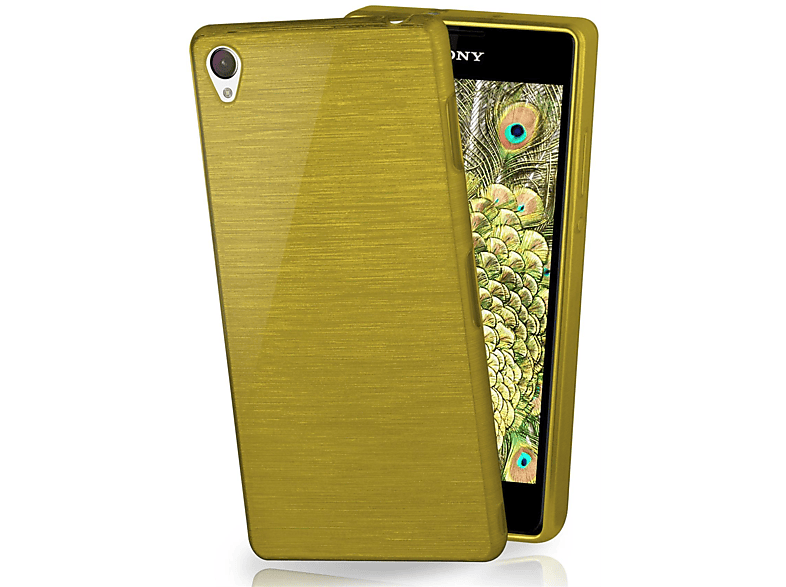 MOEX Brushed Case, Backcover, Sony, Xperia Z2, Lime-Green