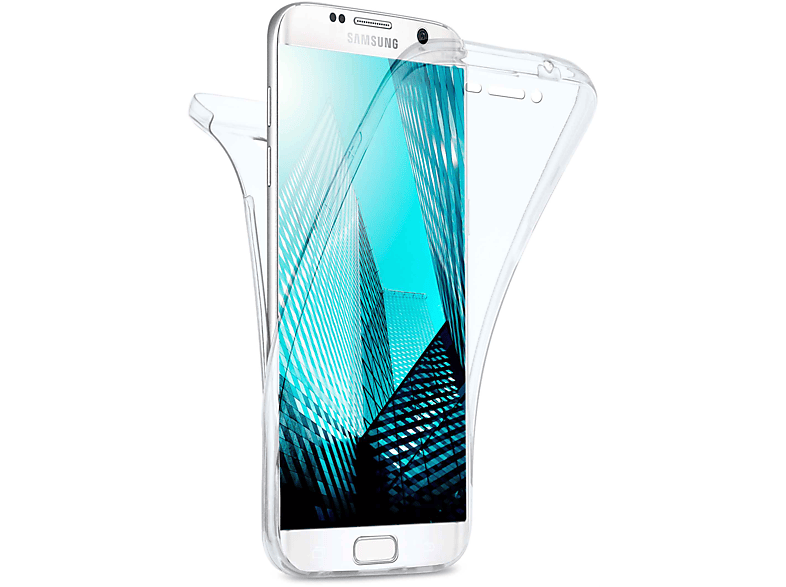 MOEX Plus, S6 Crystal Edge Full Galaxy Double Case, Cover, Samsung,
