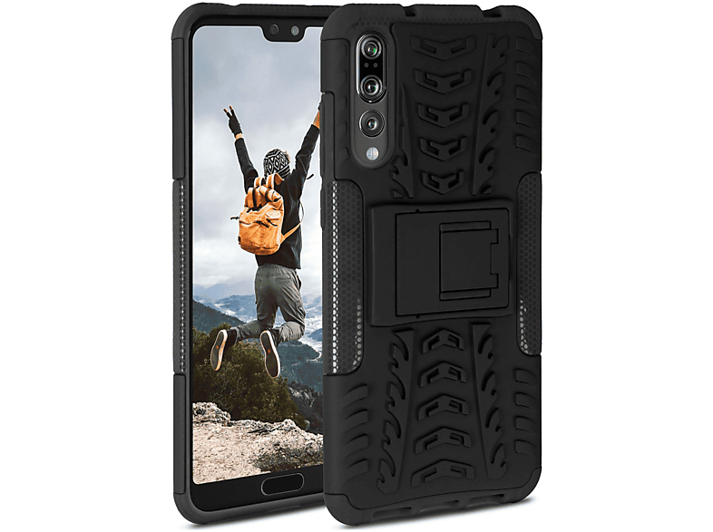 ONEFLOW Tank Case, Backcover, Huawei, P20 Pro, Obsidian