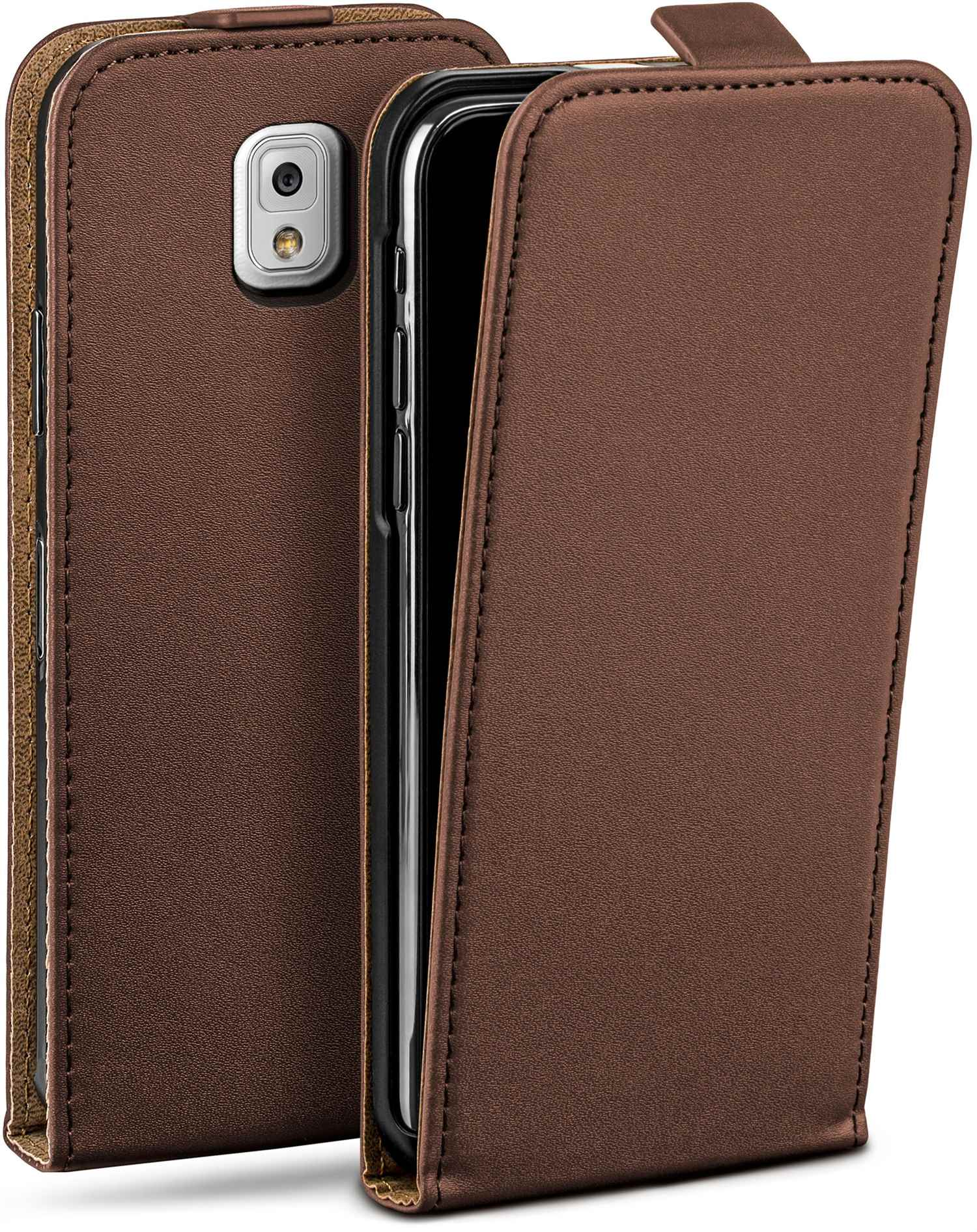 MOEX Flip Galaxy Samsung, 3, Cover, Case, Note Oxide-Brown Flip