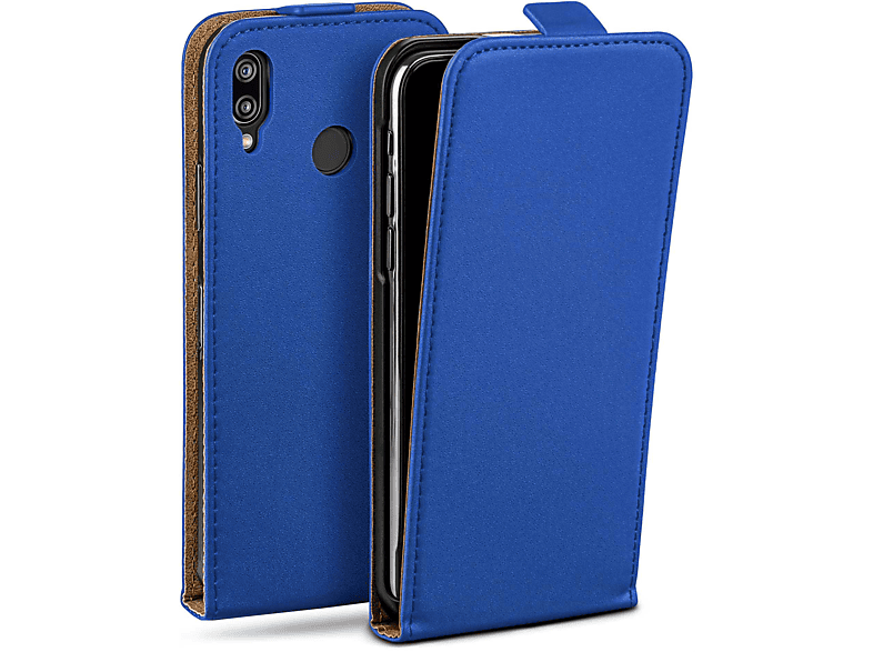 Flip MOEX Flip Huawei, Lite, Case, Royal-Blue P20 Cover,