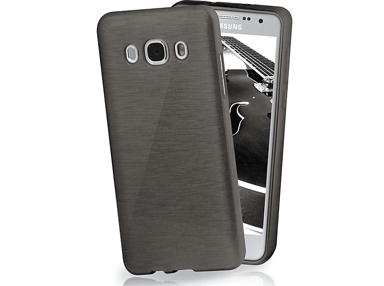 MOEX Brushed Case, Backcover, J7 Samsung, Galaxy Slate-Black (2016)