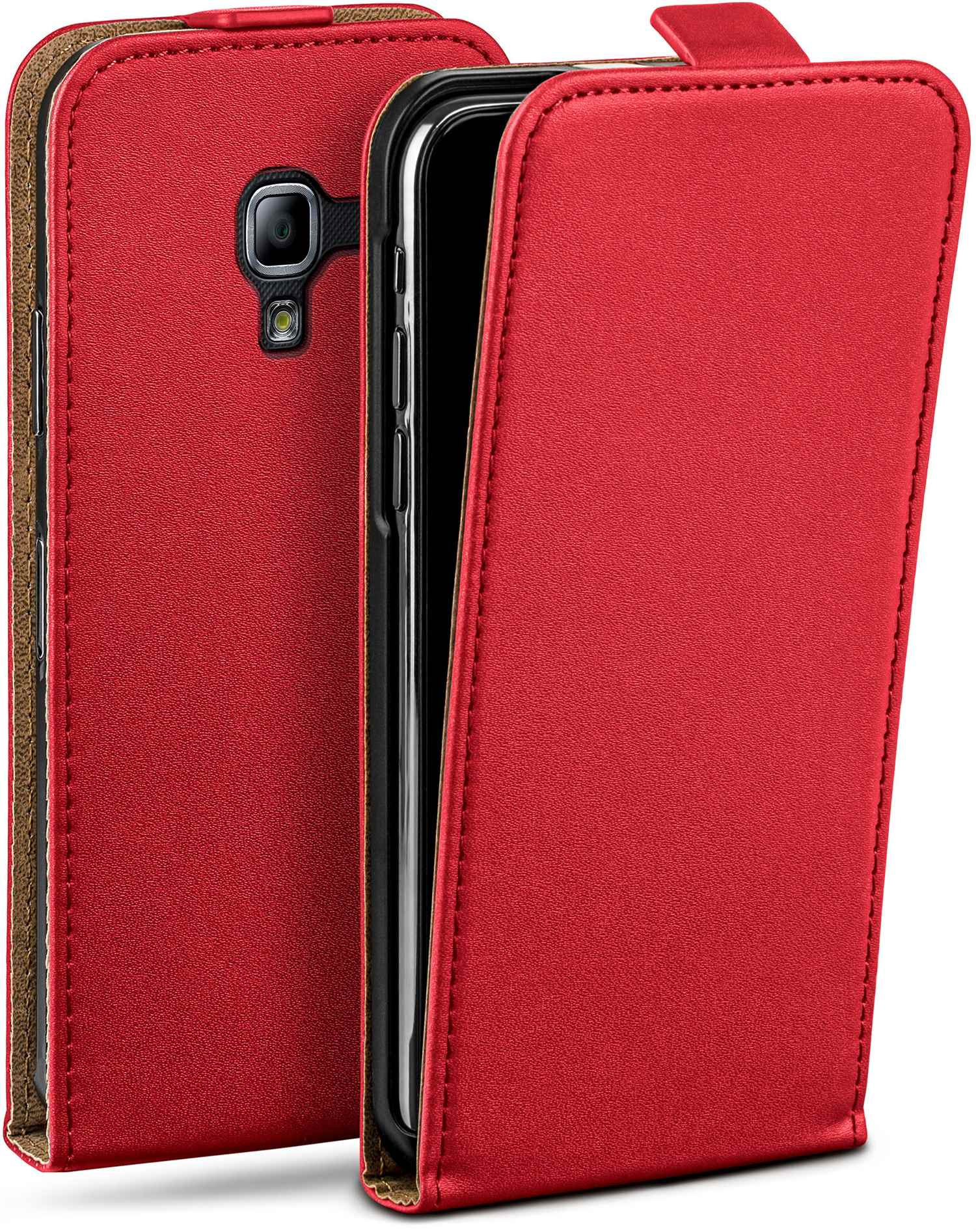 MOEX Flip 2, Blazing-Red Samsung, Ace Case, Galaxy Flip Cover,