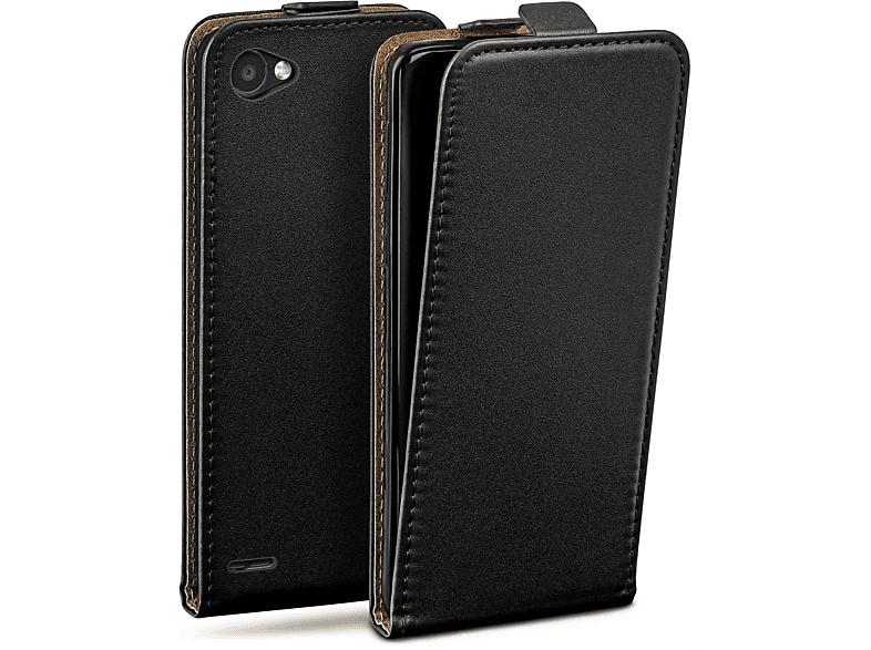 LG, Flip Case, Flip MOEX Cover, Deep-Black Q6,