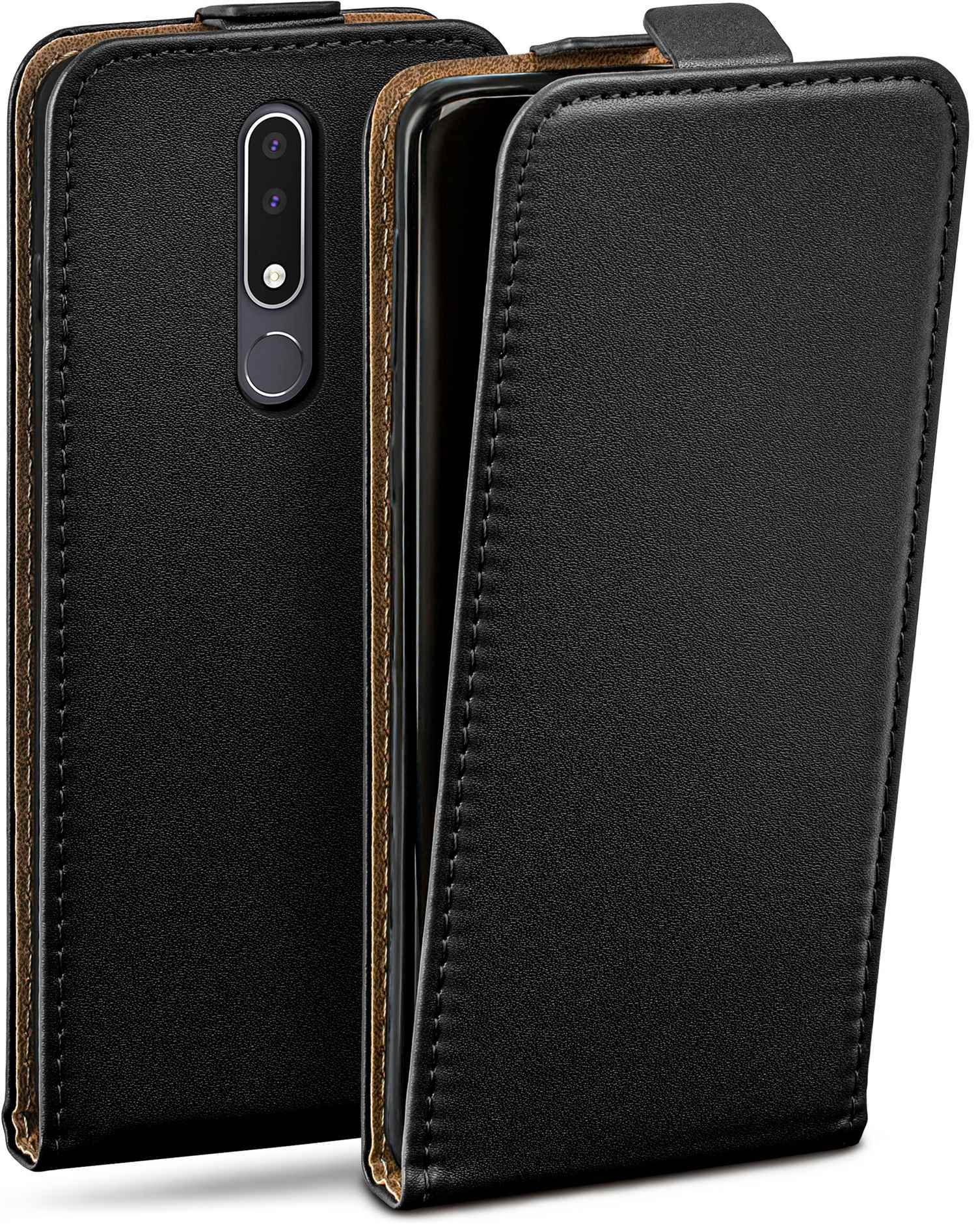 MOEX Flip Case, Flip Deep-Black Plus, 3.1 Nokia, Cover