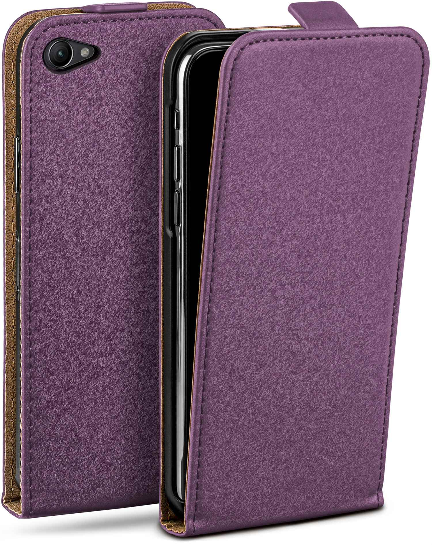 MOEX Flip Case, Flip Cover, Z1 Sony, Compact, Xperia Indigo-Violet