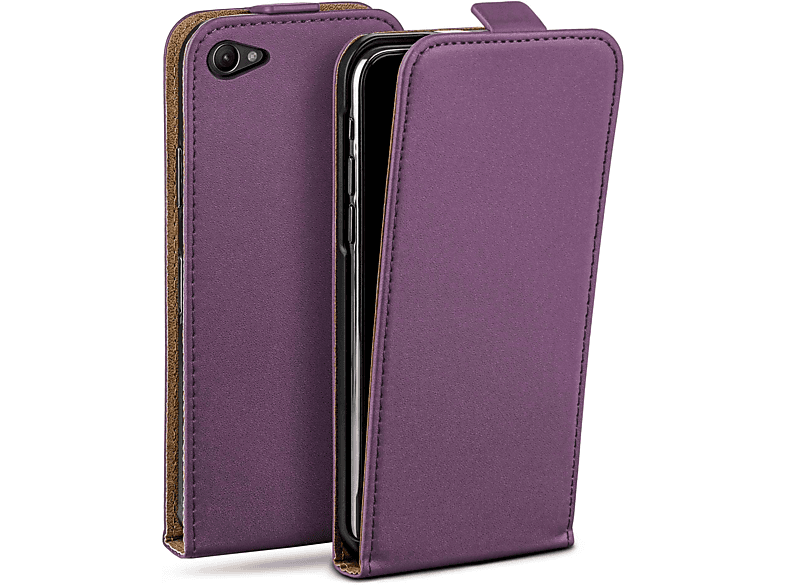 MOEX Flip Case, Flip Cover, Sony, Xperia Z1 Compact, Indigo-Violet