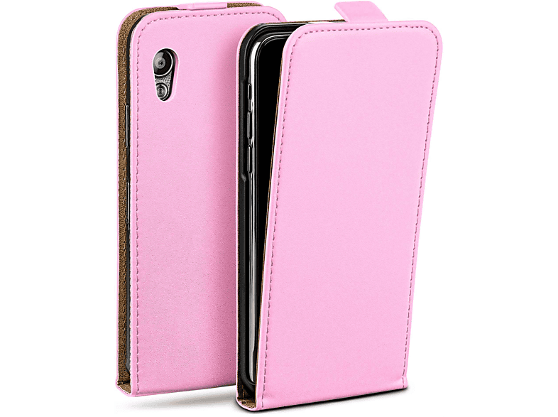 MOEX Flip Case, Flip Cover, Samsung, Galaxy Ace, Icy-Pink