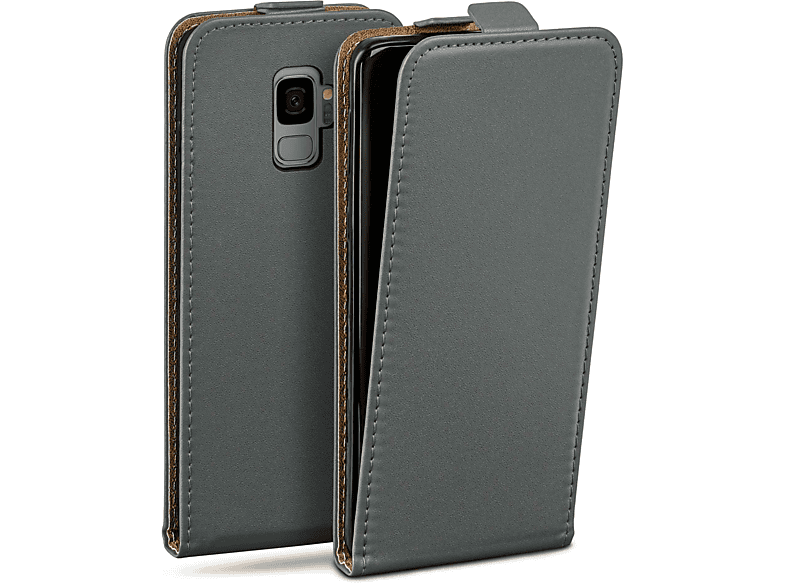MOEX Flip Case, Flip Cover, Samsung, Galaxy S9, Anthracite-Gray