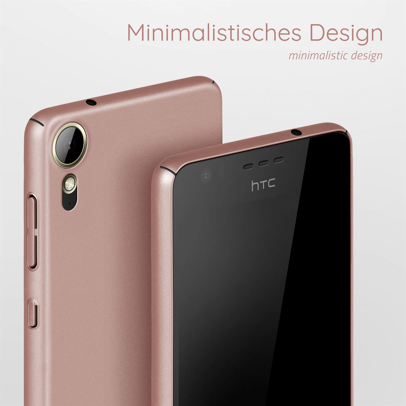 MOEX Alpha Case, Backcover, HTC, Rose 10 Gold Lifestyle, Desire