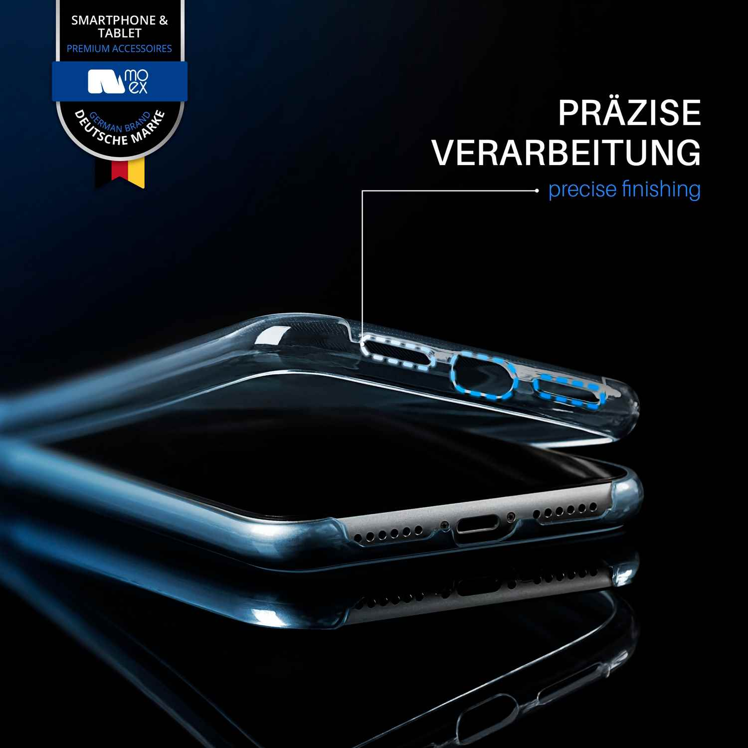 MOEX Pro, Aqua Double Huawei, Cover, Case, P20 Full