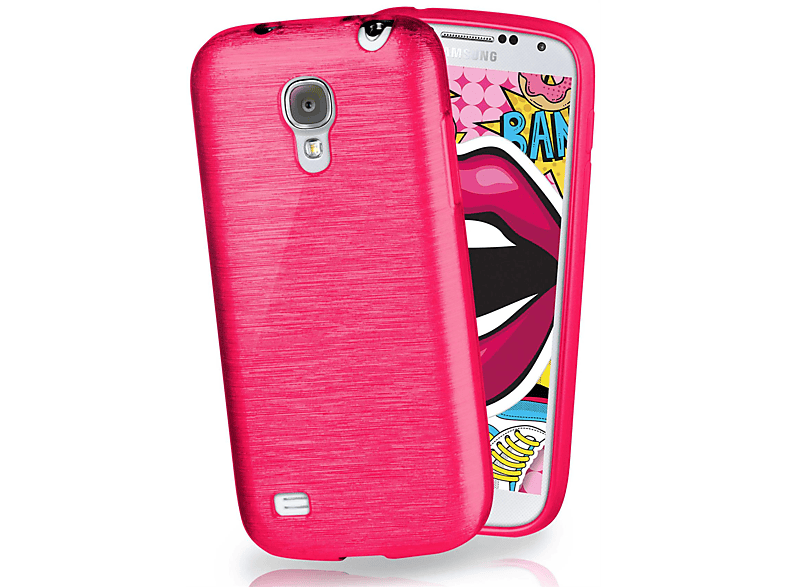 MOEX Brushed Galaxy Backcover, Case, Samsung, Magenta-Pink S4,