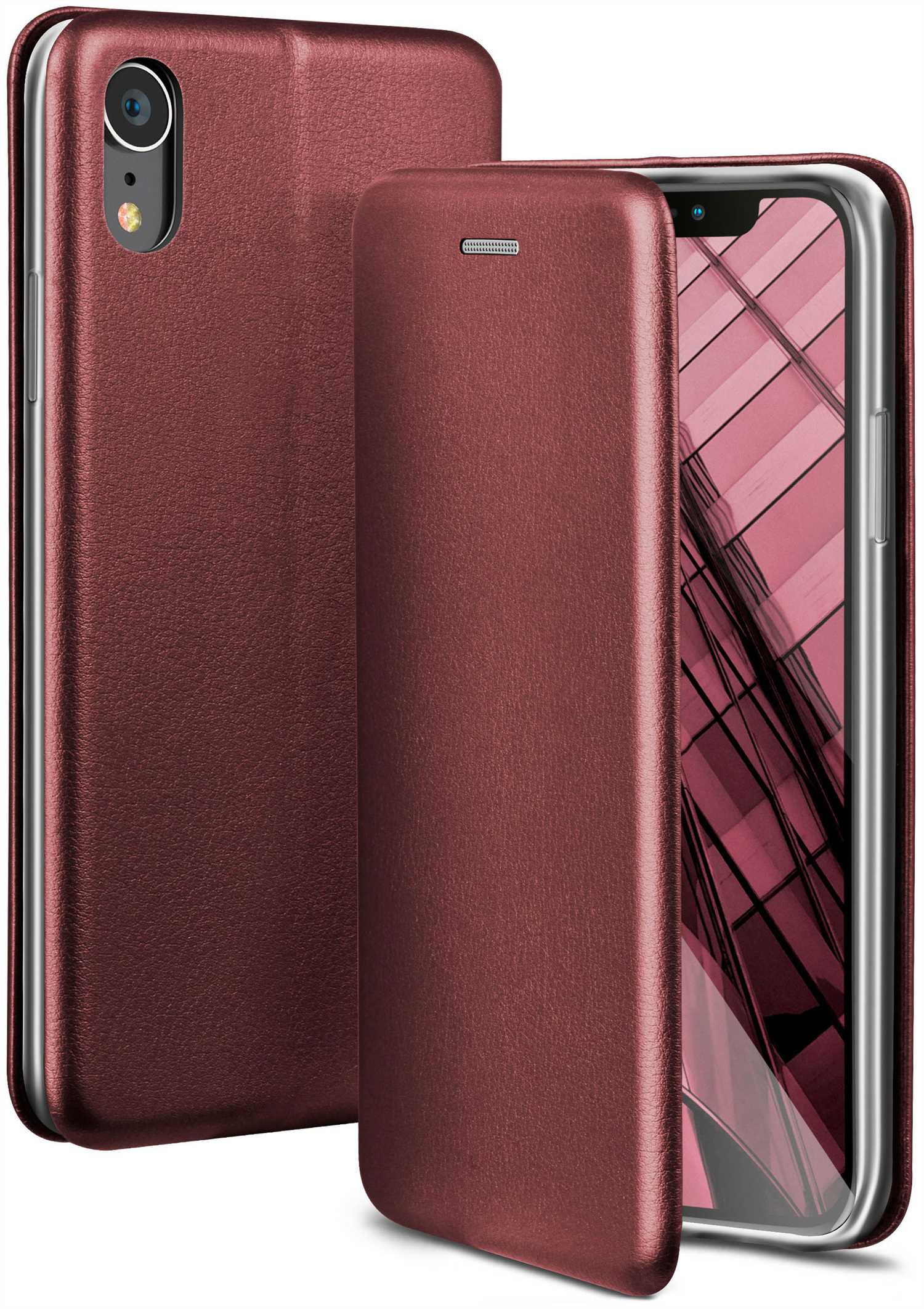 Business Apple, Case, Cover, Flip Burgund ONEFLOW Red iPhone - XR,