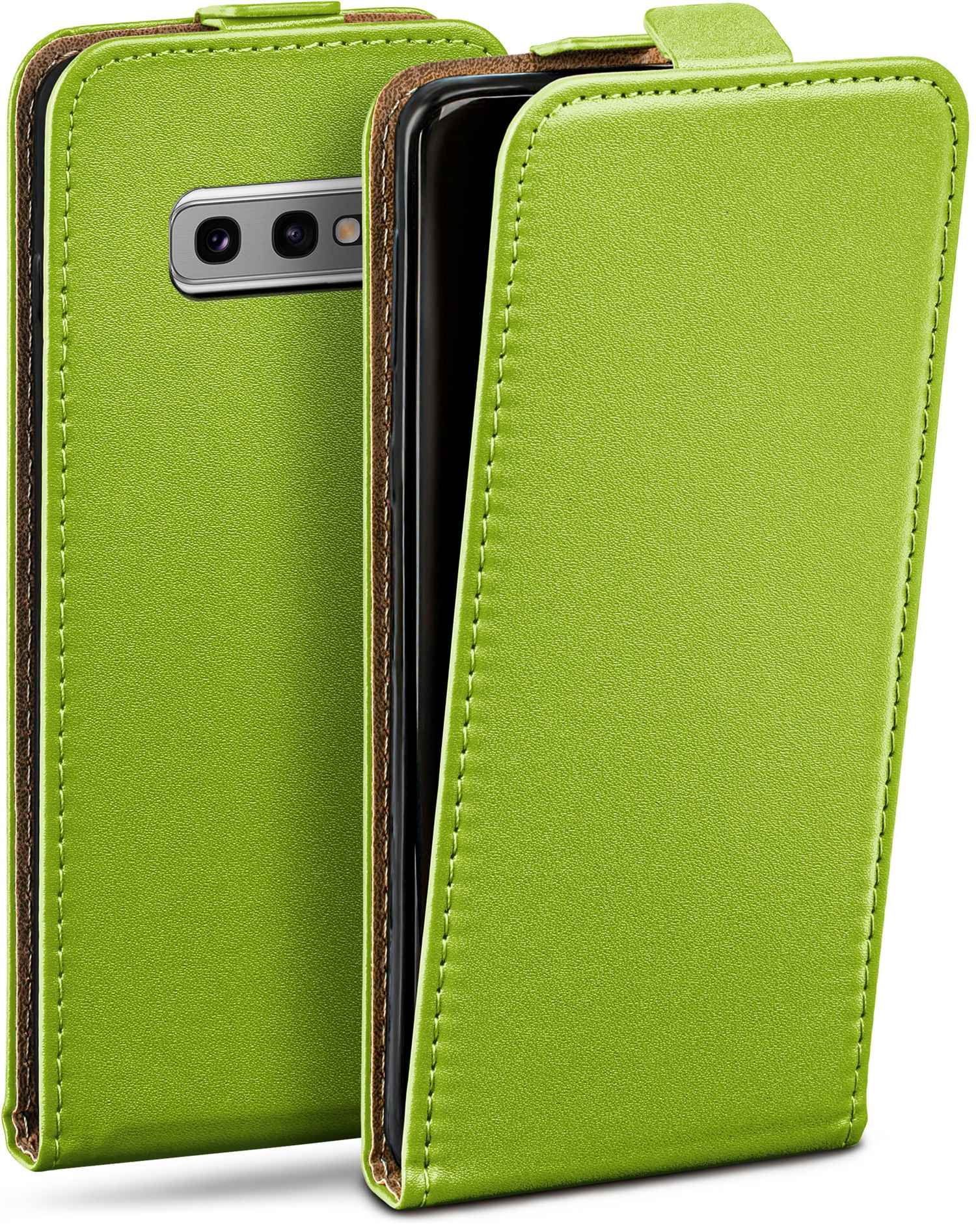 Case, Lime-Green Flip Samsung, Flip MOEX Galaxy Cover, S10e,