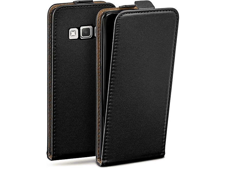 MOEX Flip Case, Deep-Black Cover, Flip Samsung, A5 Galaxy (2015)