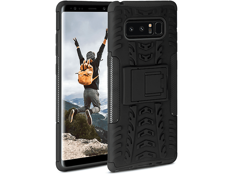 ONEFLOW Tank Case, Backcover, Samsung, Galaxy Note 8, Obsidian