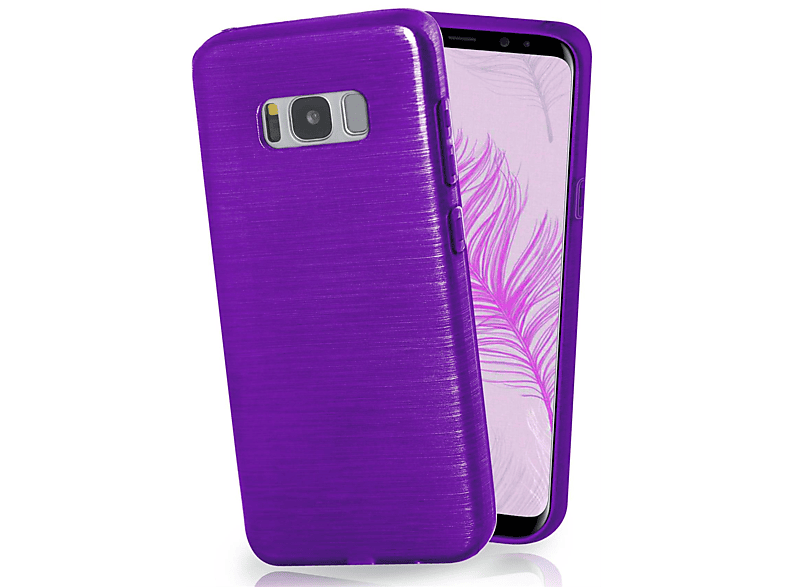 MOEX Brushed Case, Backcover, Samsung, Galaxy S8 Plus, Purpure-Purple