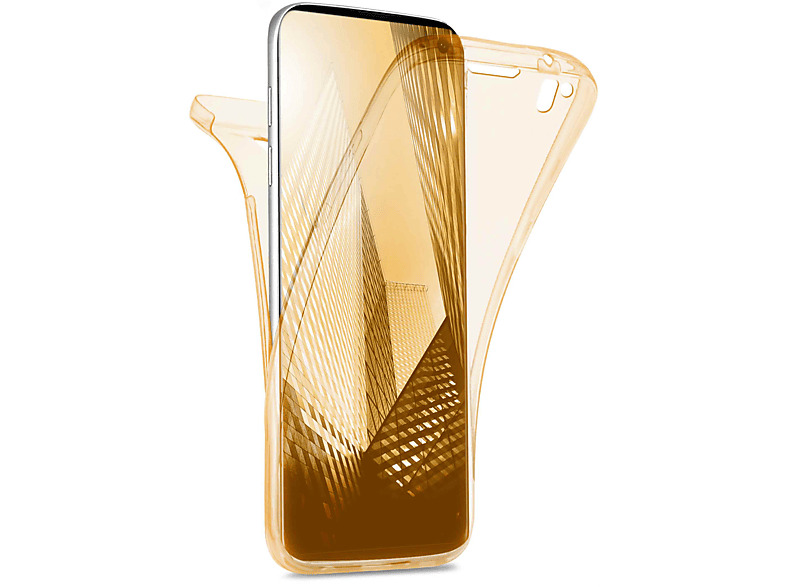 MOEX Double Case, Full Cover, Samsung, Galaxy S10e, Gold