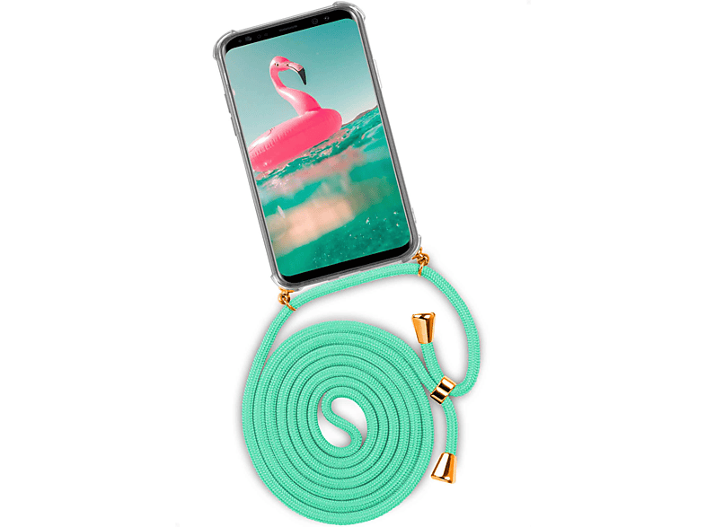 ONEFLOW Twist Case, Backcover, Samsung, Galaxy S9, Icy Mint (Gold)