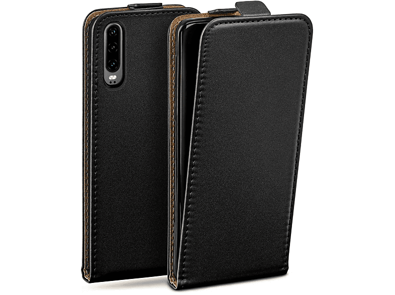 MOEX Flip Case, Flip P30, Cover, Huawei, Deep-Black