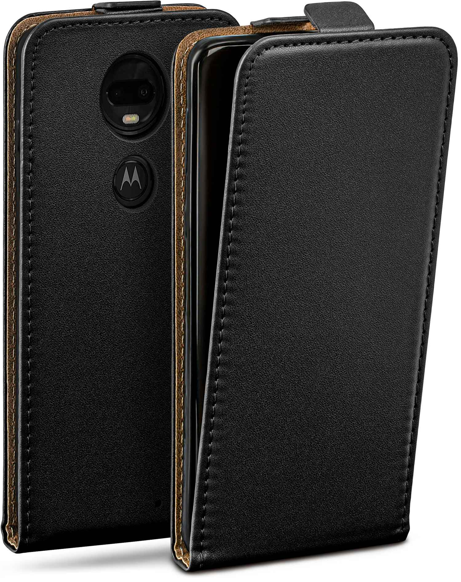 Cover, Motorola, MOEX Flip Case, G7, Flip Moto Deep-Black