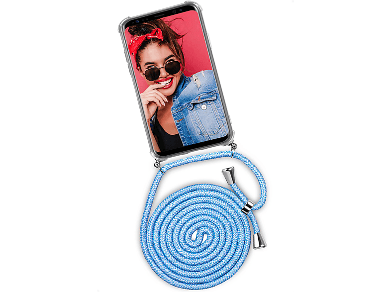 Galaxy S9, Twist Samsung, (Silber) ONEFLOW Case, Chilly Backcover, Jeans
