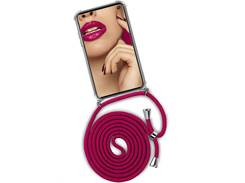 ONEFLOW Twist Case, Backcover, Samsung, Galaxy S10, Hot Kiss (Silber)