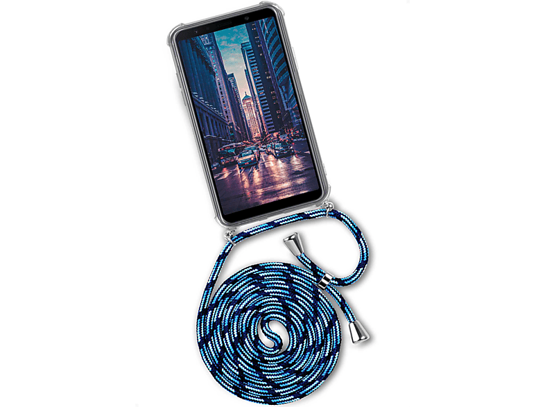 ONEFLOW Twist Case, Backcover, Samsung, Galaxy A7 (2018), City Dip (Silber)