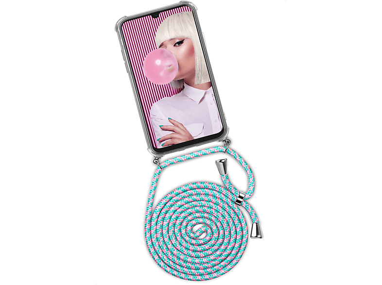 Backcover, ONEFLOW Bubblegum (Silber) Samsung, Twist Case, Galaxy A40,