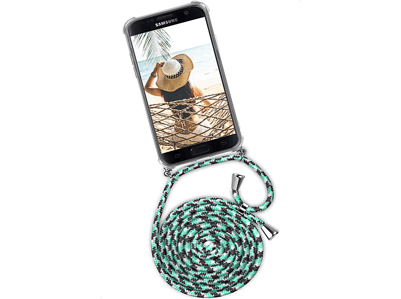 Seashell (Silber) Samsung, ONEFLOW Twist Galaxy Case, Backcover, S7,