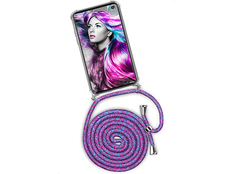 Unicorn Samsung, Twist ONEFLOW S10e, Case, Crazy (Silber) Backcover, Galaxy