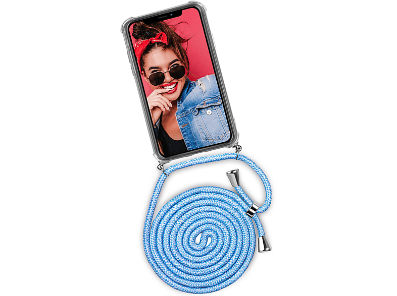 ONEFLOW Twist Case, Backcover, Apple, iPhone XS Max, Chilly Jeans (Silber)
